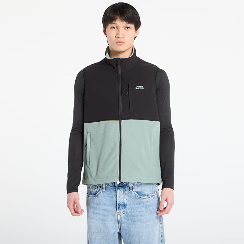 Horsefeathers Duval Fleece Vest Iceberg Green