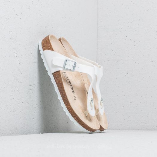 Women s shoes Birkenstock Gizeh BS White Footshop