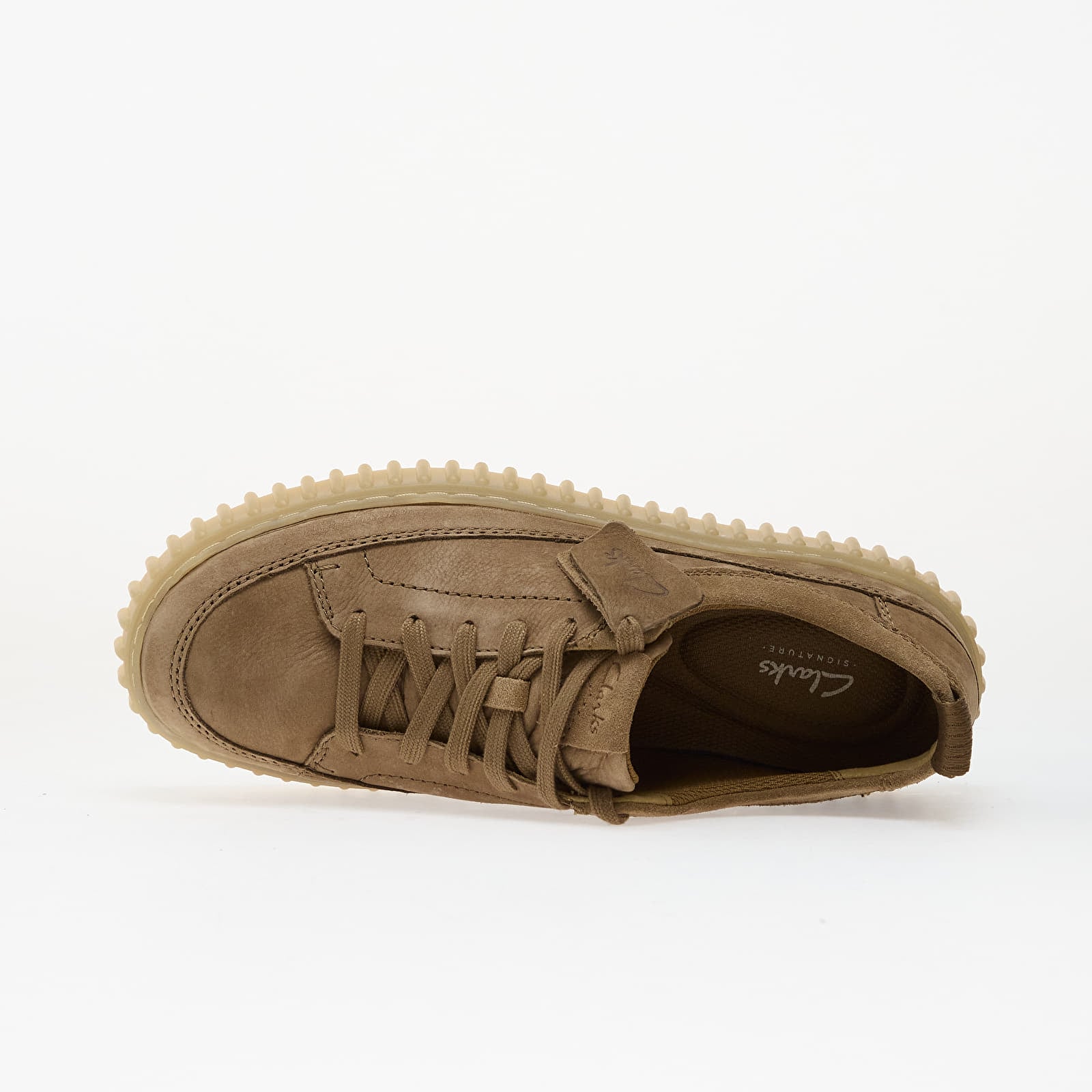 Herren Sneaker und Schuhe Clarks Torhill Lace Dark Sand Nubuck