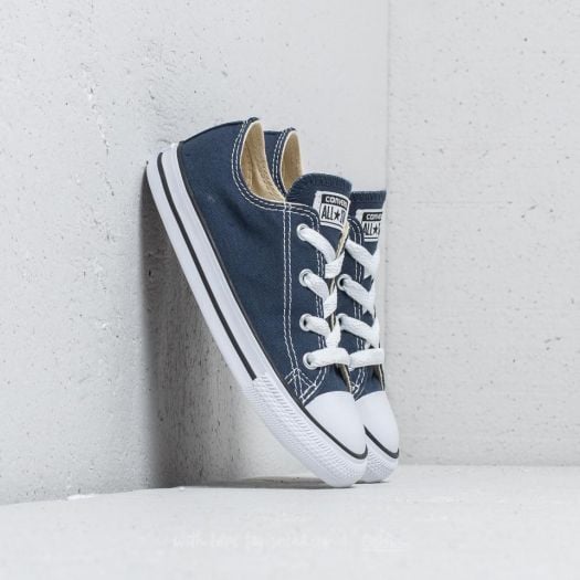 Girls navy blue shop converse