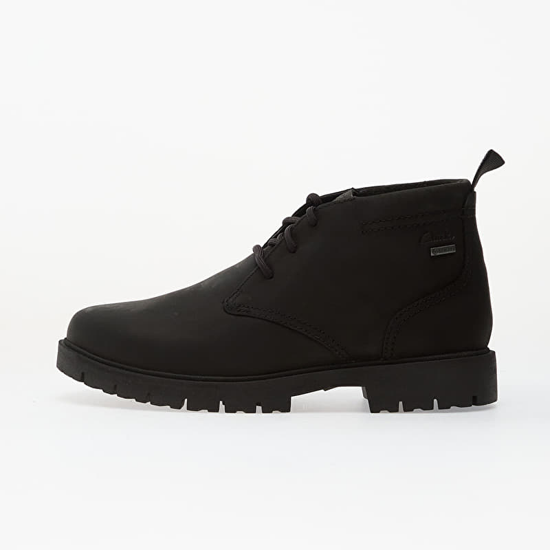 Clarks Berhill MidGTX Black WLined Lea