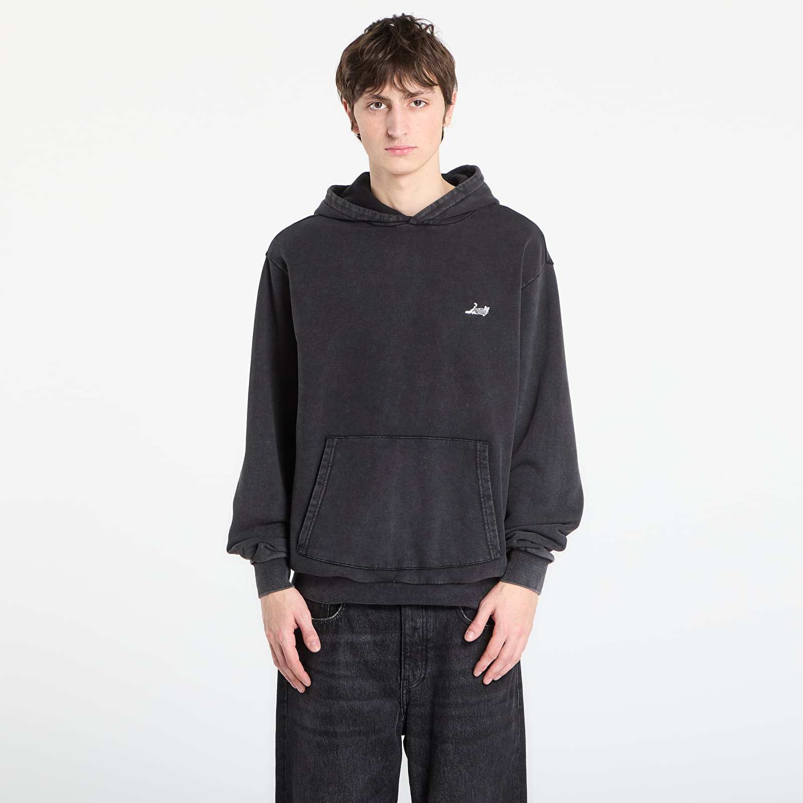 Puloverji   RIPNDIP Castanza Hoodie Black Vintage Wash