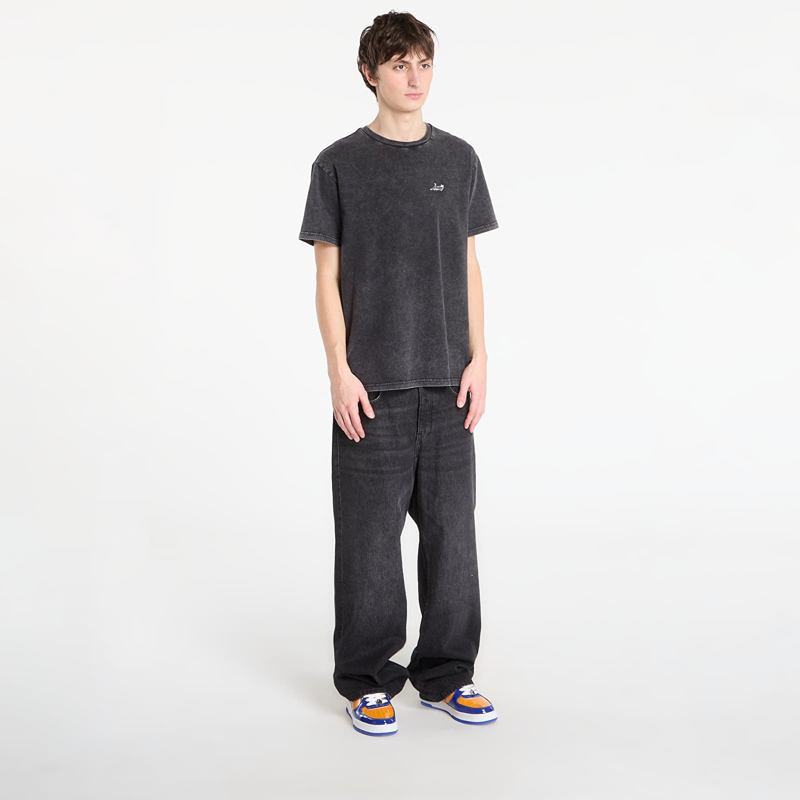 T-krekli RIPNDIP Castanza Short Sleeve Tee Black Vintage Wash