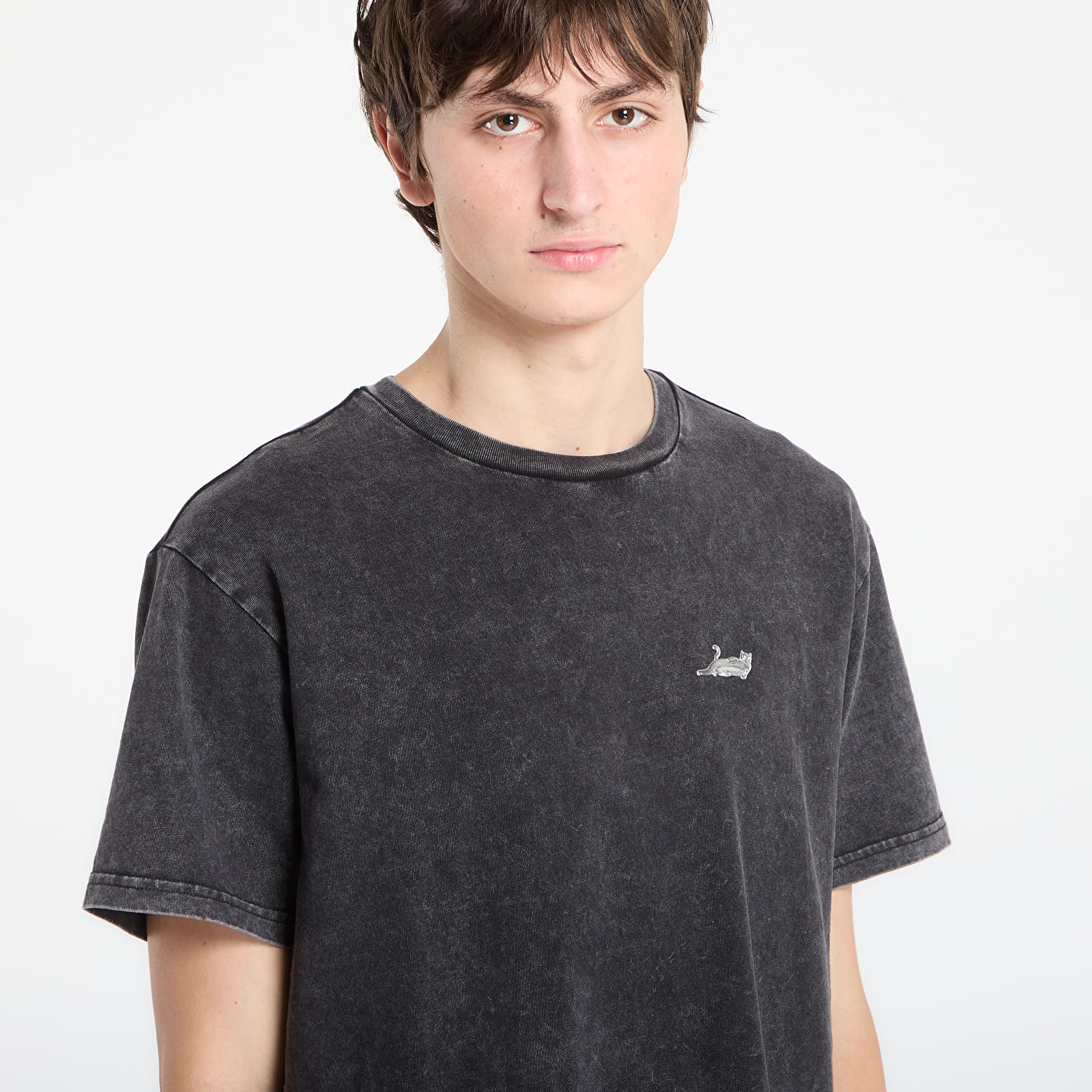 T-krekli RIPNDIP Castanza Short Sleeve Tee Black Vintage Wash