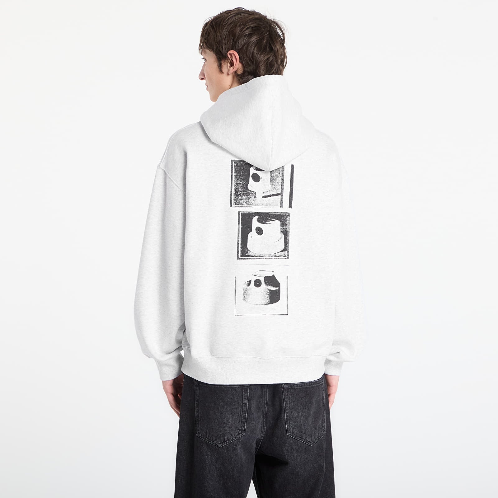 Sudaderas Carhartt WIP Hooded Caps Sweat UNISEX Ash Heather