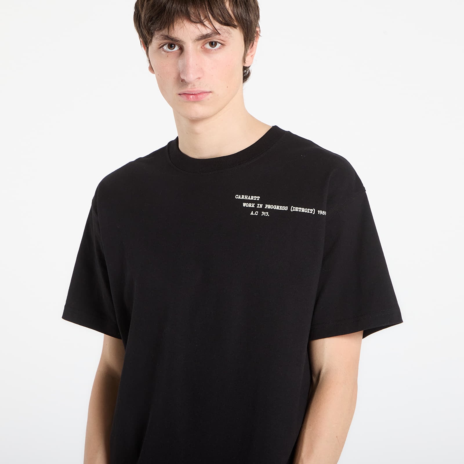 T-shirts Carhartt WIP S/S Punched T-Shirt UNISEX Black