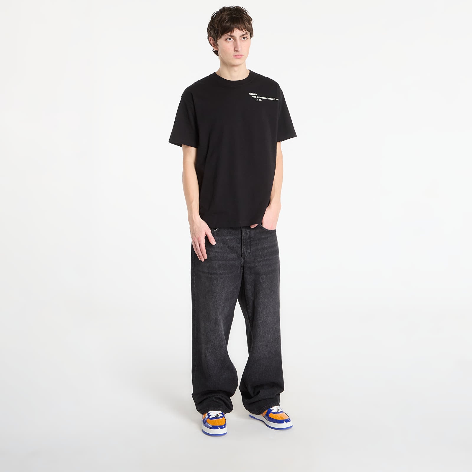 T-shirts Carhartt WIP S/S Punched T-Shirt UNISEX Black