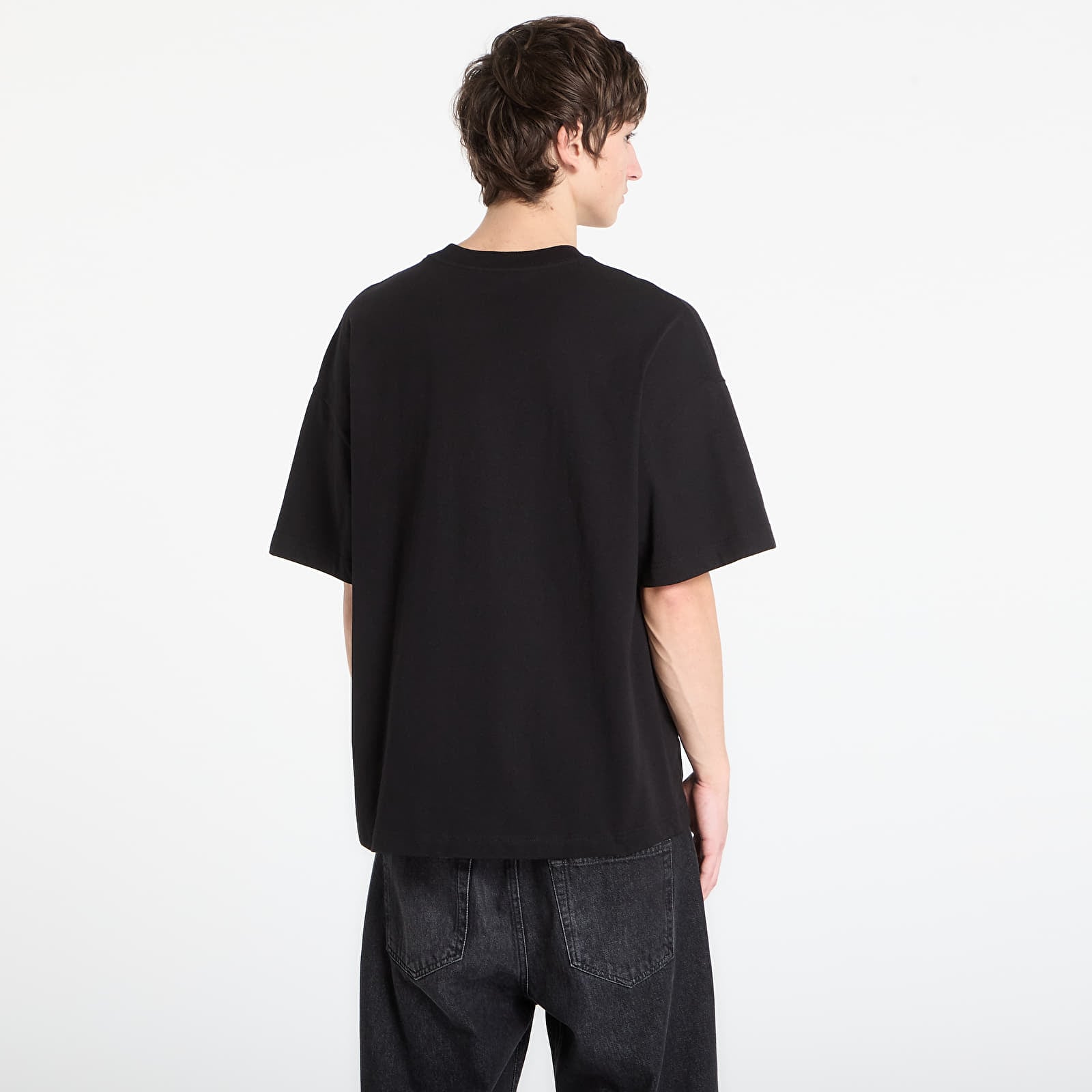 Majice T-shirt Carhartt WIP S/S Deconstructed Label T-Shirt UNISEX Black