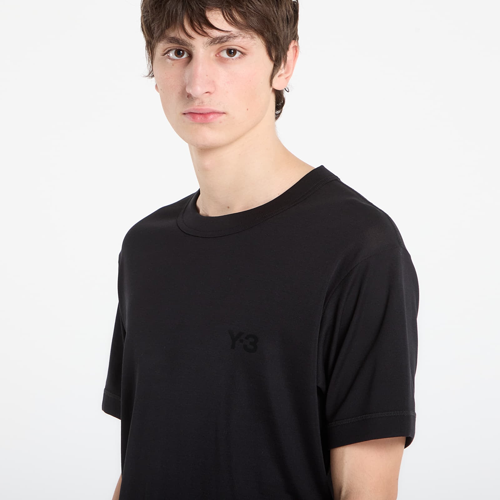 Tričká Y-3 Slim Short Sleeve T-Shirt Black