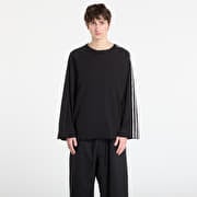 Y-3 Raw Edge 3 Stripes Short Sleeve T-Shirt Black
