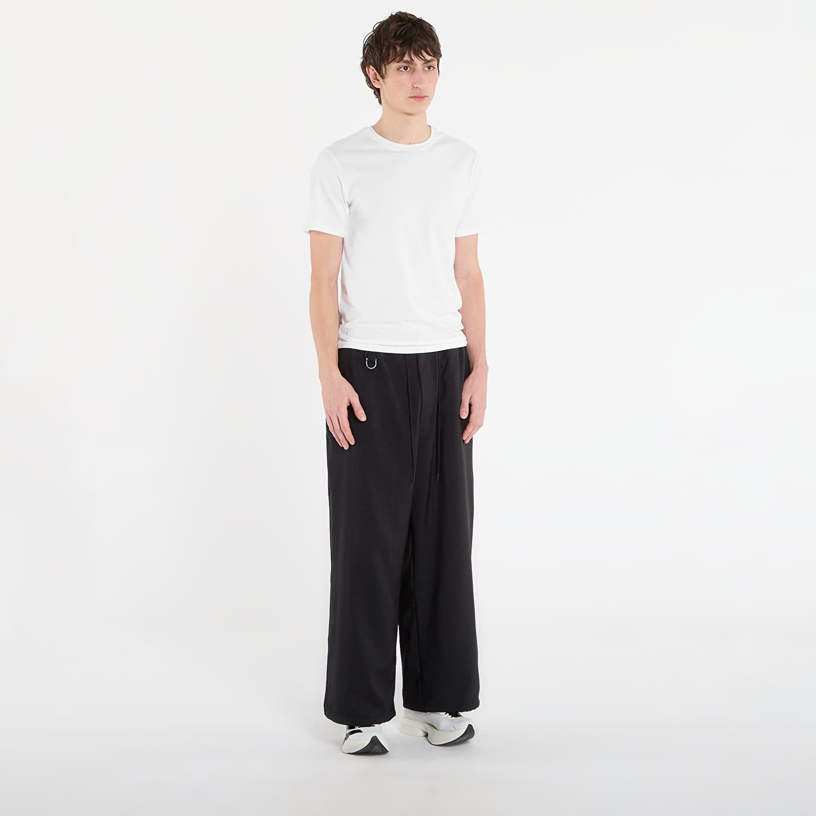 Hosen Y-3 Sport Uniform Pinstripe Track Trousers Black