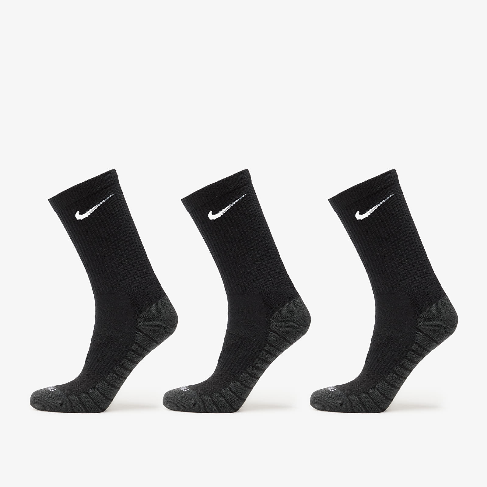 Șosete Nike Everyday Max Cushioned Training Crew Socks 3-Pack Black/ Anthracite/ White S