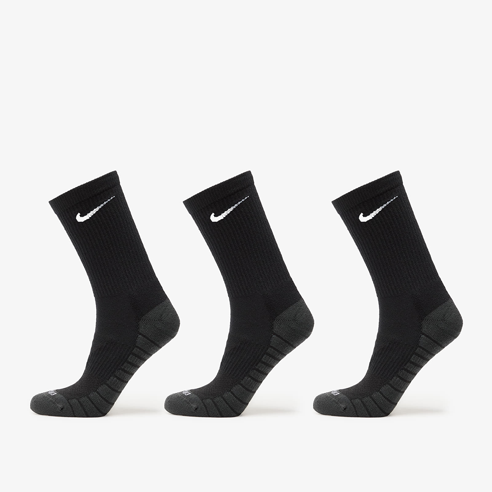 Meeste sokid Nike Everyday Max Cushioned Training Crew Socks 3-Pack Black/ Anthracite/ White