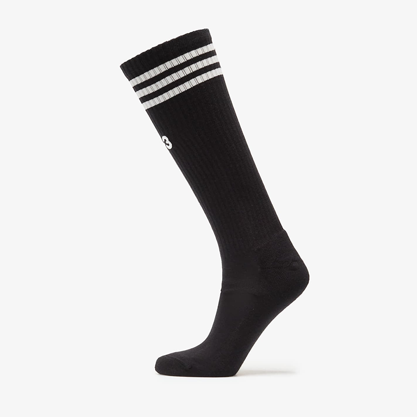 Șosete Y-3 Stripes High Socks Black S