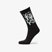 Y-3 Graphic Crew Socks Black