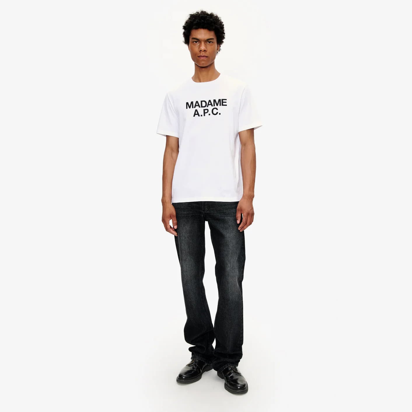 Мужские футболки A.P.C. Madame T-Shirt UNISEX White