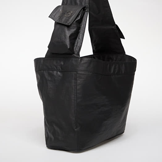 Y-3 Newspaper Bag L Black | Footshop
