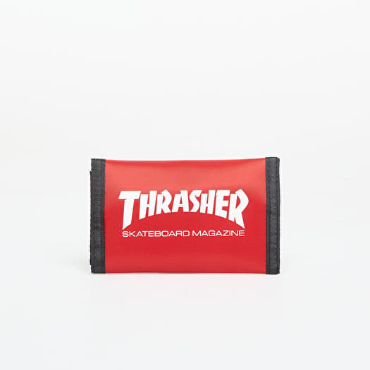 Peňaženka Thrasher Skate Mag Velcro Wallet Red