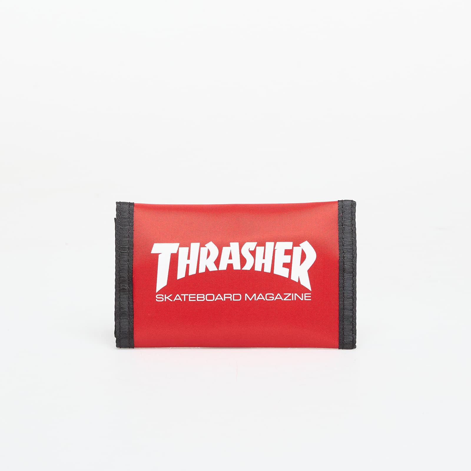 Herren Geldbeutel Thrasher Skate Mag Velcro Wallet Red