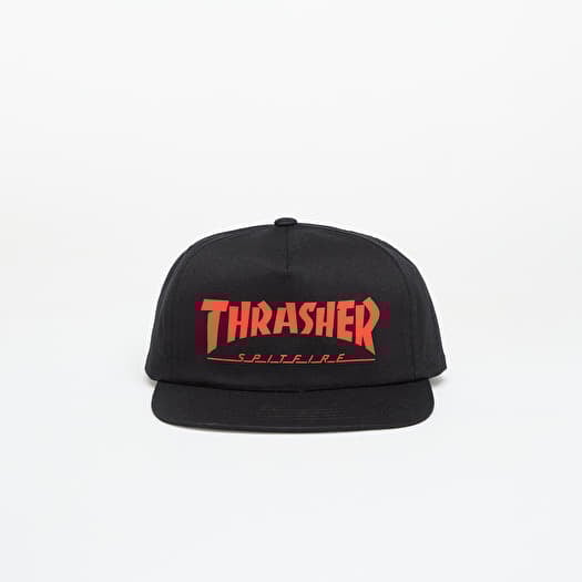 Casquette Thrasher x Spitfire Snapback Black