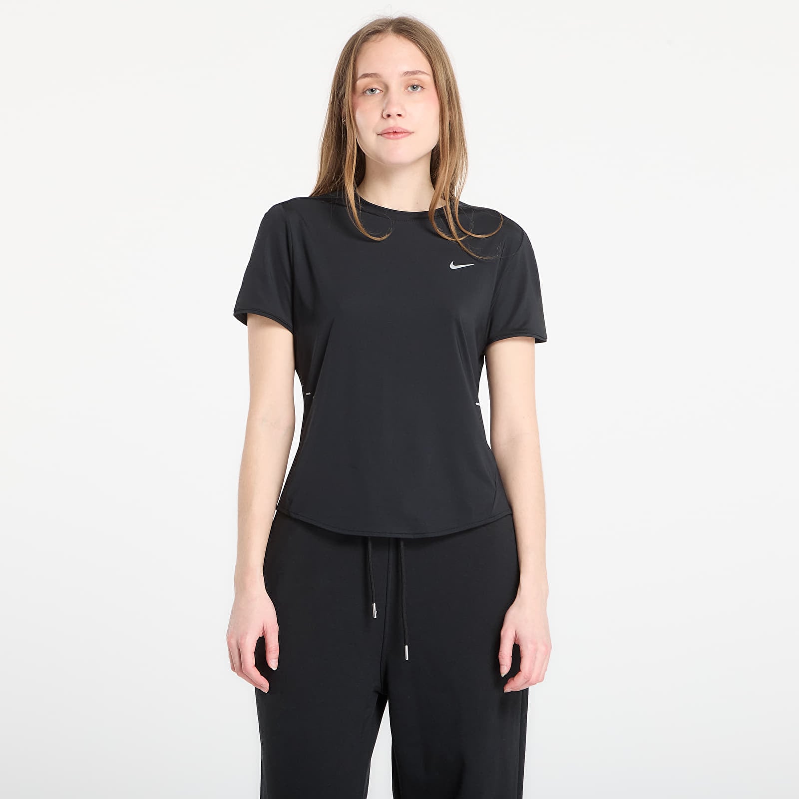 T-shirts Nike Swift Women's Dri-FIT Short-Sleeve Running Top Black/ Reflective Silv