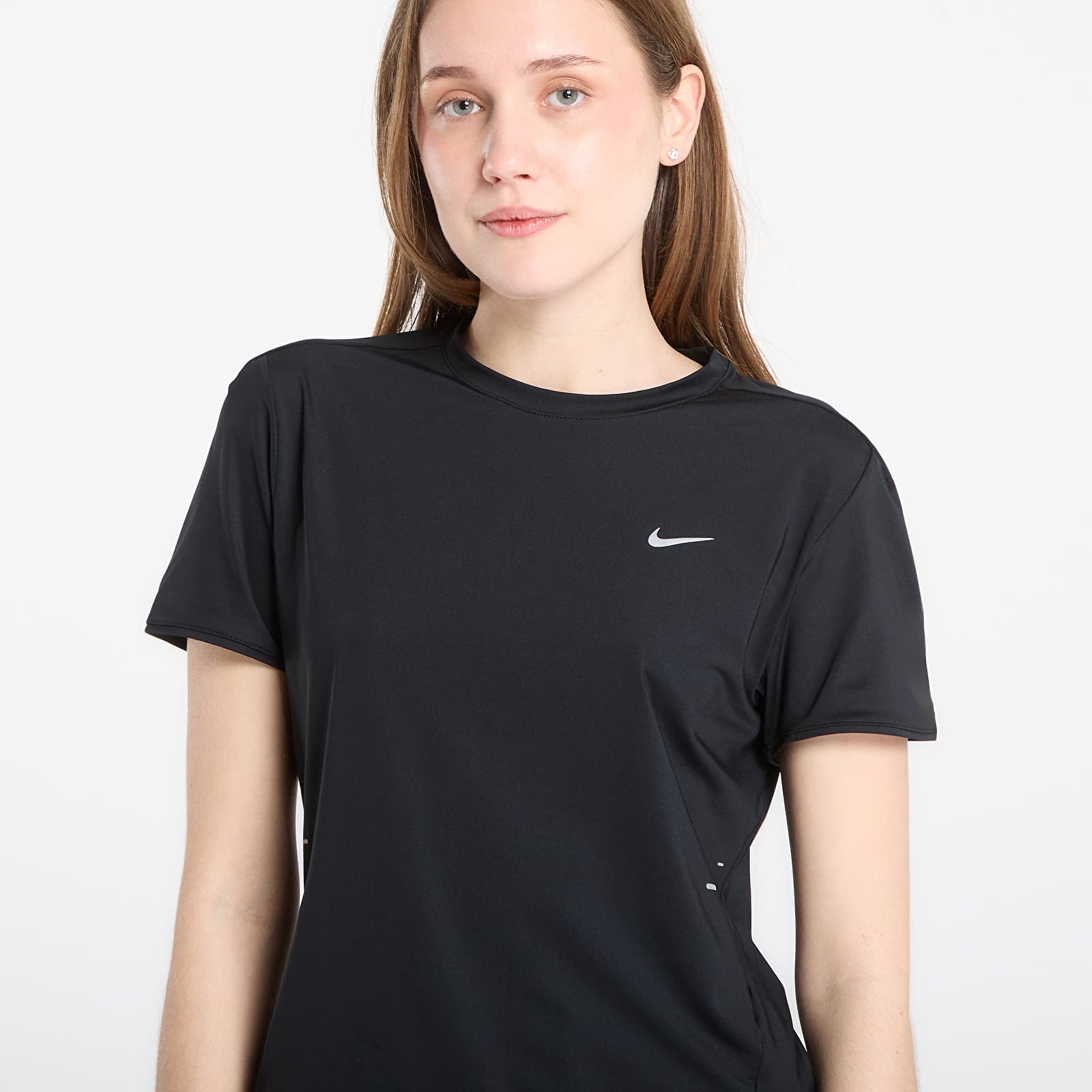T-shirts Nike Swift Women's Dri-FIT Short-Sleeve Running Top Black/ Reflective Silv