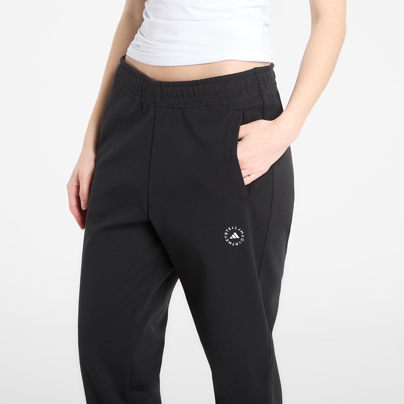 Pants adidas x Stella McCartney Knitted Track Pants Black