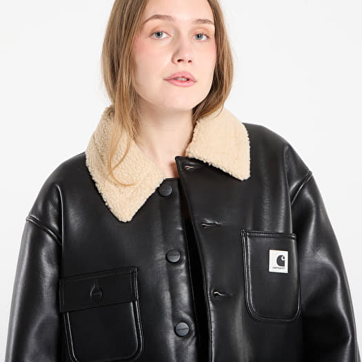 Carhartt WIP W' Shepton OG Michigan Coat Black/ Natural | Footshop