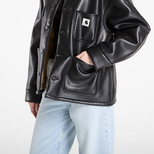 Jackets Carhartt WIP W' Shepton OG Michigan Coat Black/ Natural
