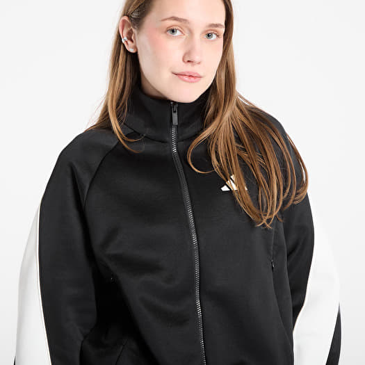トップス 00s adidas track jacket hoodie Women's hoodies adidas Stadium Tracktop Black/ Off White (JL6886