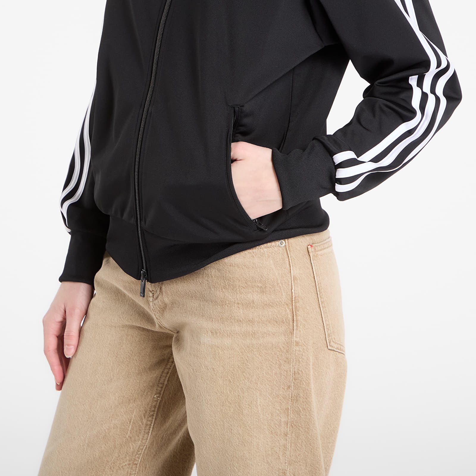 Hoodies och sweatshirts adidas Fb Tt Loose Black/ White