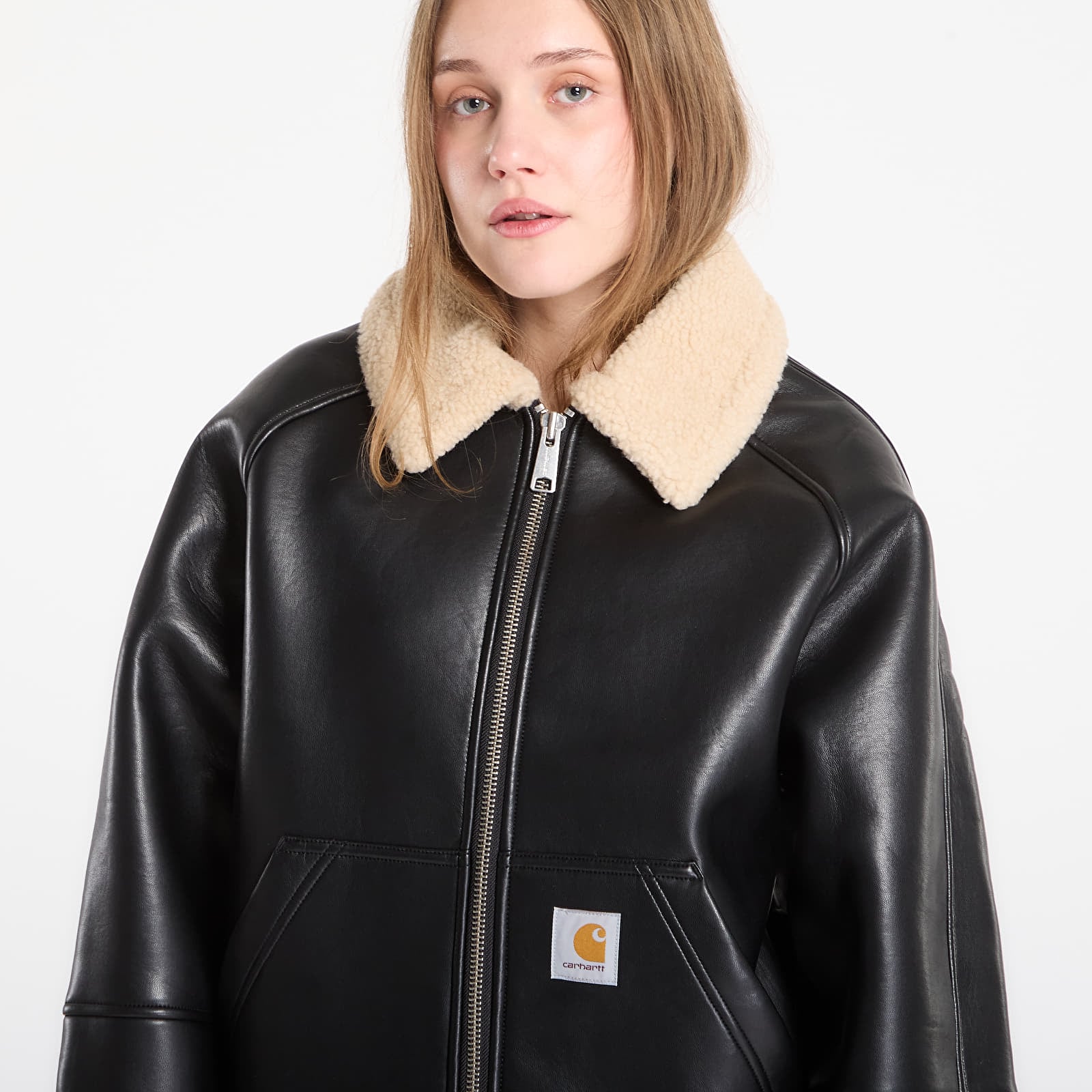 Kavajer för män Carhartt WIP Shepton Jacket UNISEX Black/ Natural