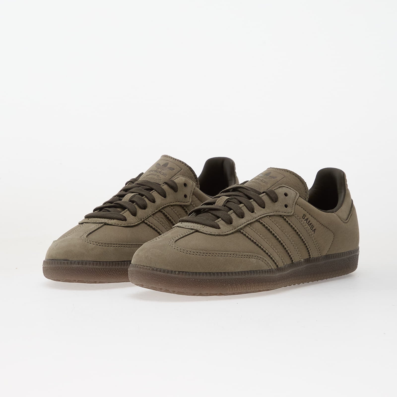 Moški čevlji adidas Samba Og Clay/ Shale Olive/ Gum5