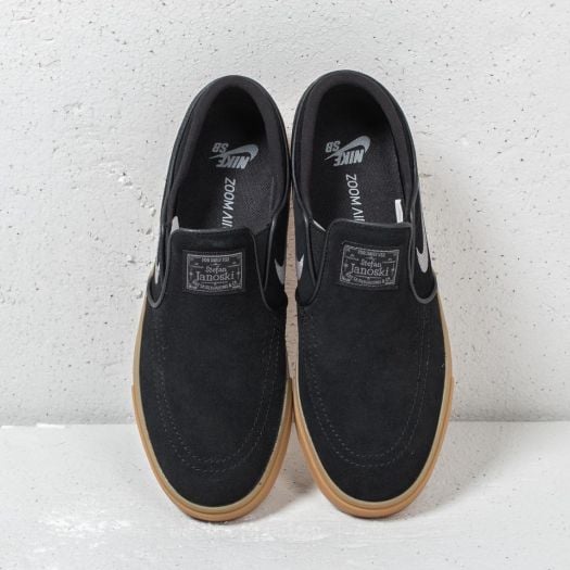 Men s shoes Nike Zoom Stefan Janoski Slip Black Gunsmoke Gum Light Brown Footshop