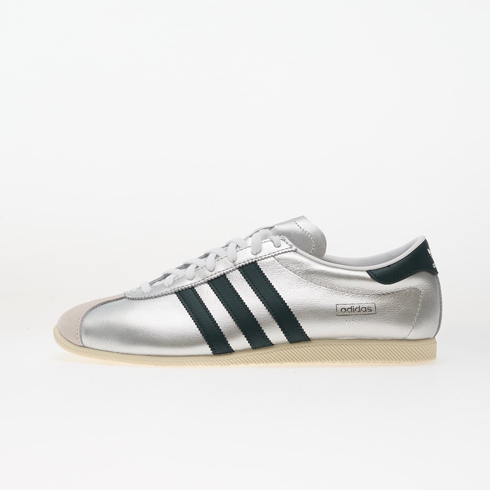 Sapatos de mulher adidas Paris W Silver Metallic/ Aura Ivy/ Crew White