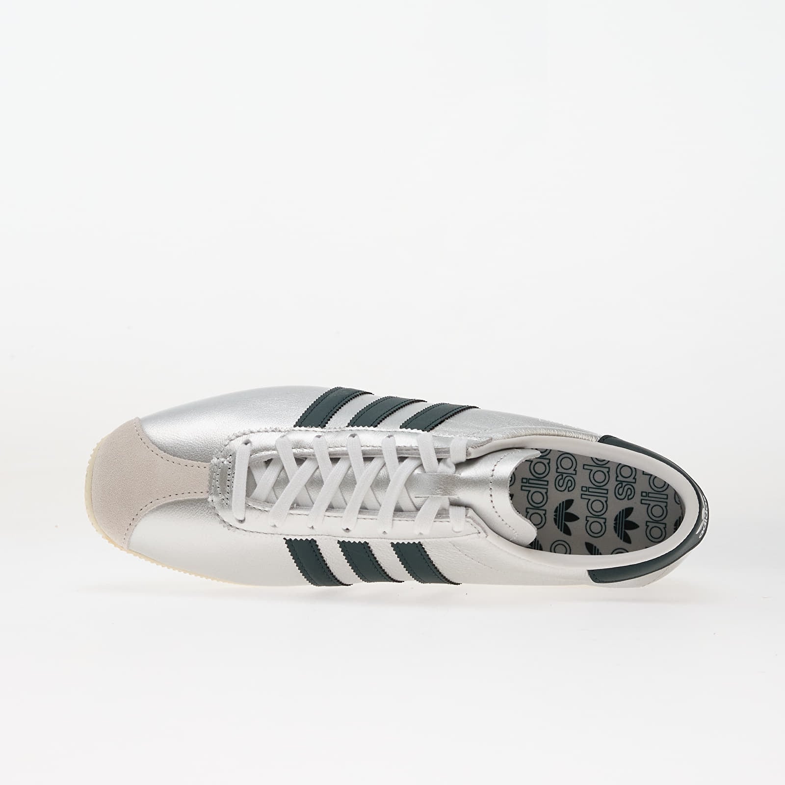 Sapatos de mulher adidas Paris W Silver Metallic/ Aura Ivy/ Crew White