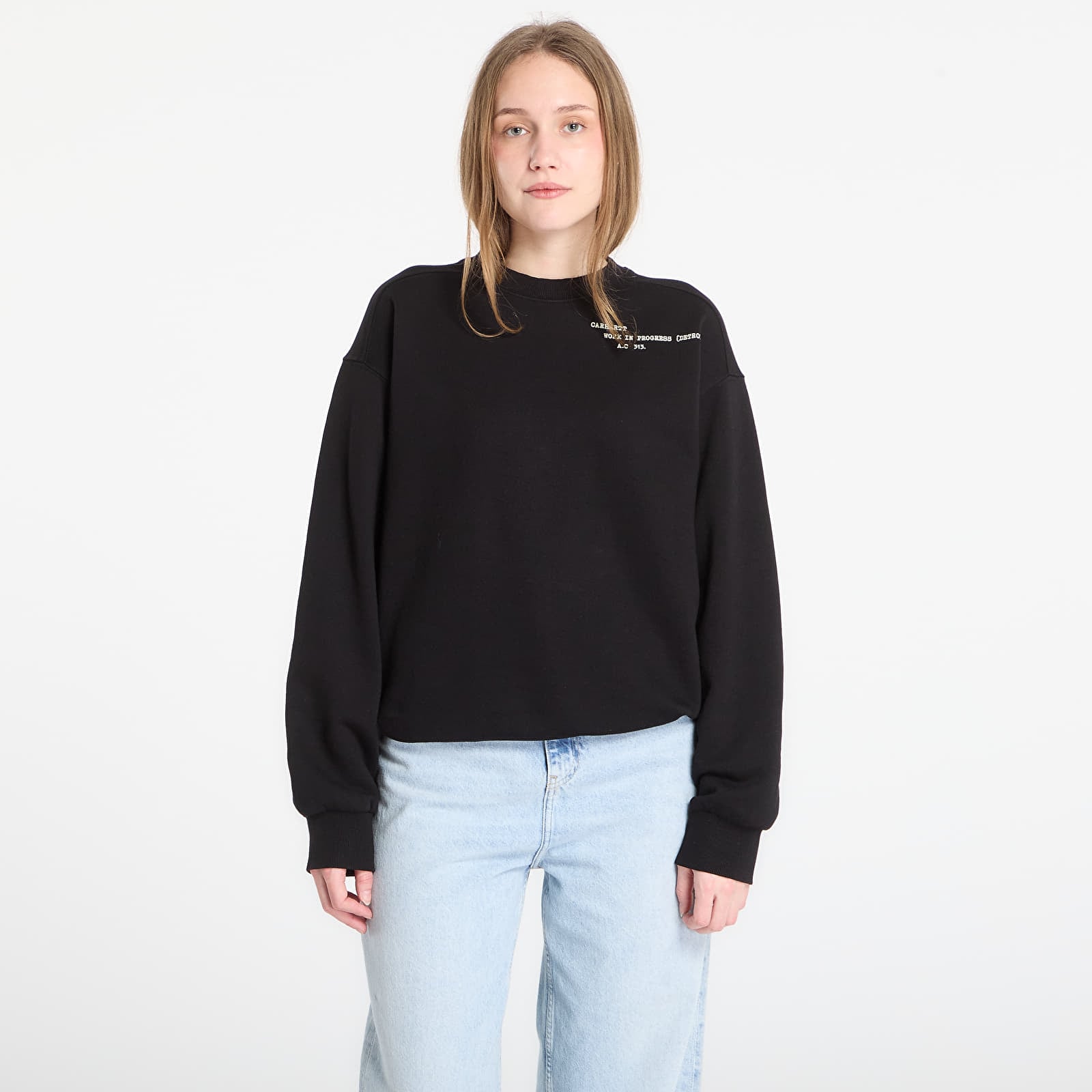 Sweatjacken und Sweatshirts Carhartt WIP Punched Sweat UNISEX Black