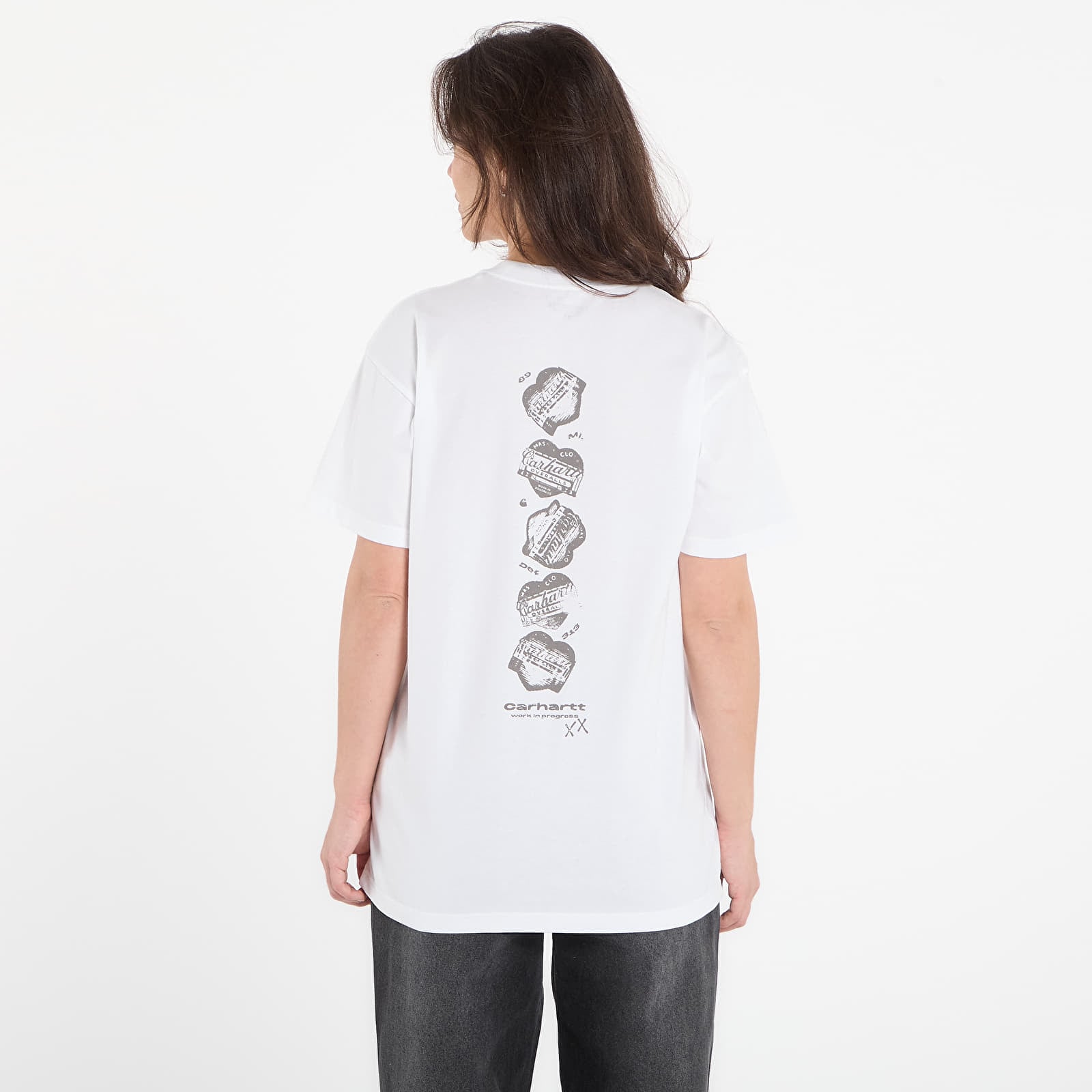 T-särgid Carhartt WIP S/S Garble T-Shirt UNISEX White
