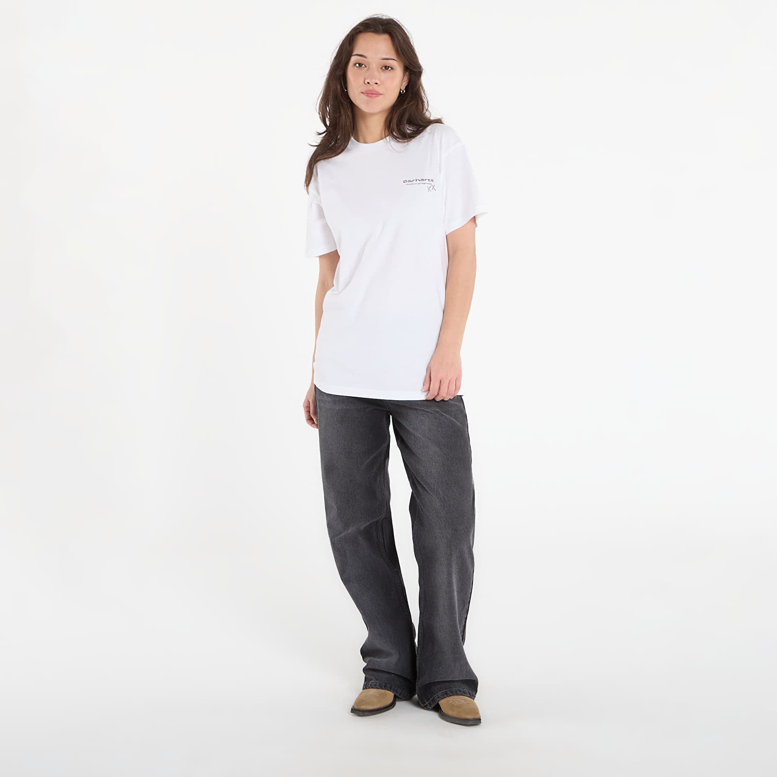 T-särgid Carhartt WIP S/S Garble T-Shirt UNISEX White