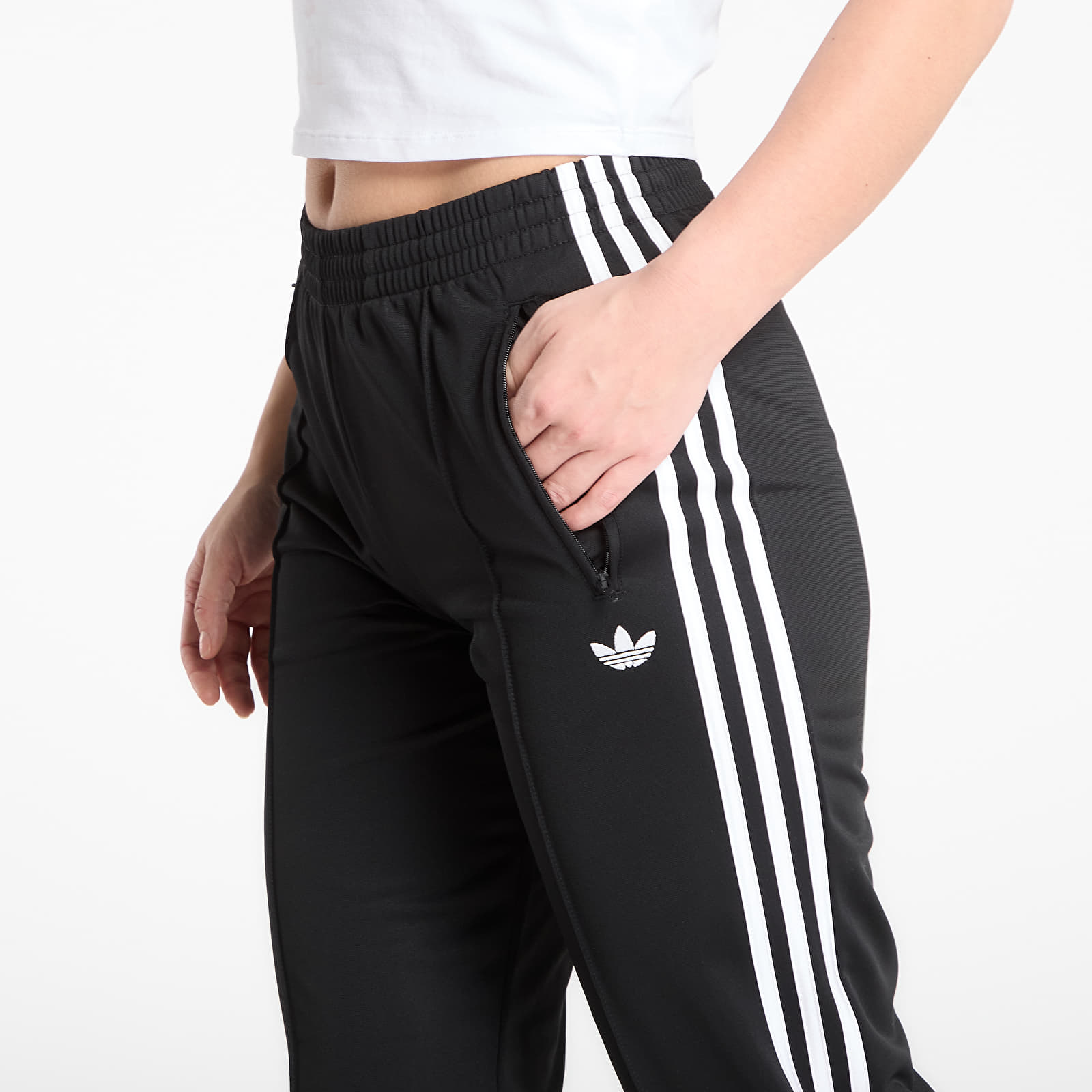 Pantaloni tuta donna adidas Firebird Classic Track Tracksuit Bottoms Black/ Black