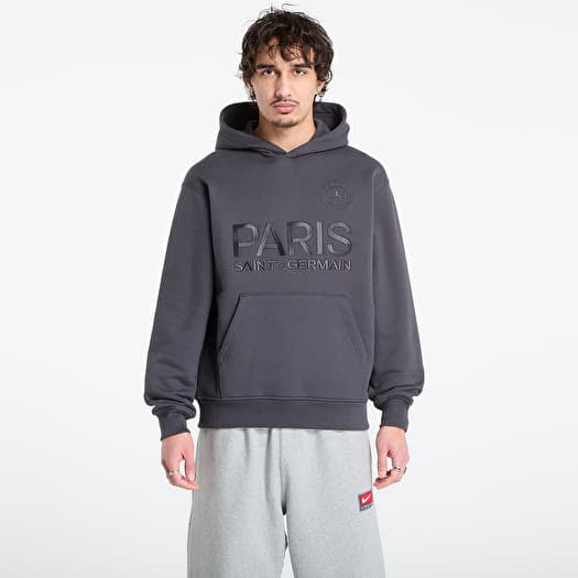 Mikina Jordan Paris Saint-Germain Men's Fleece Hoodie Anthracite