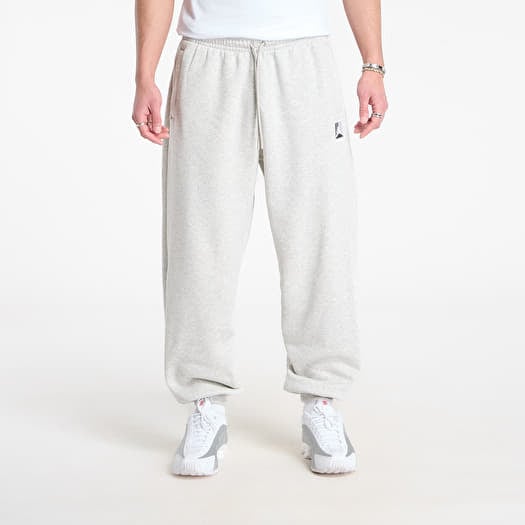 Jordan Brooklyn Fleece Men's Pants Grey Heather/ Pale Grey/ White