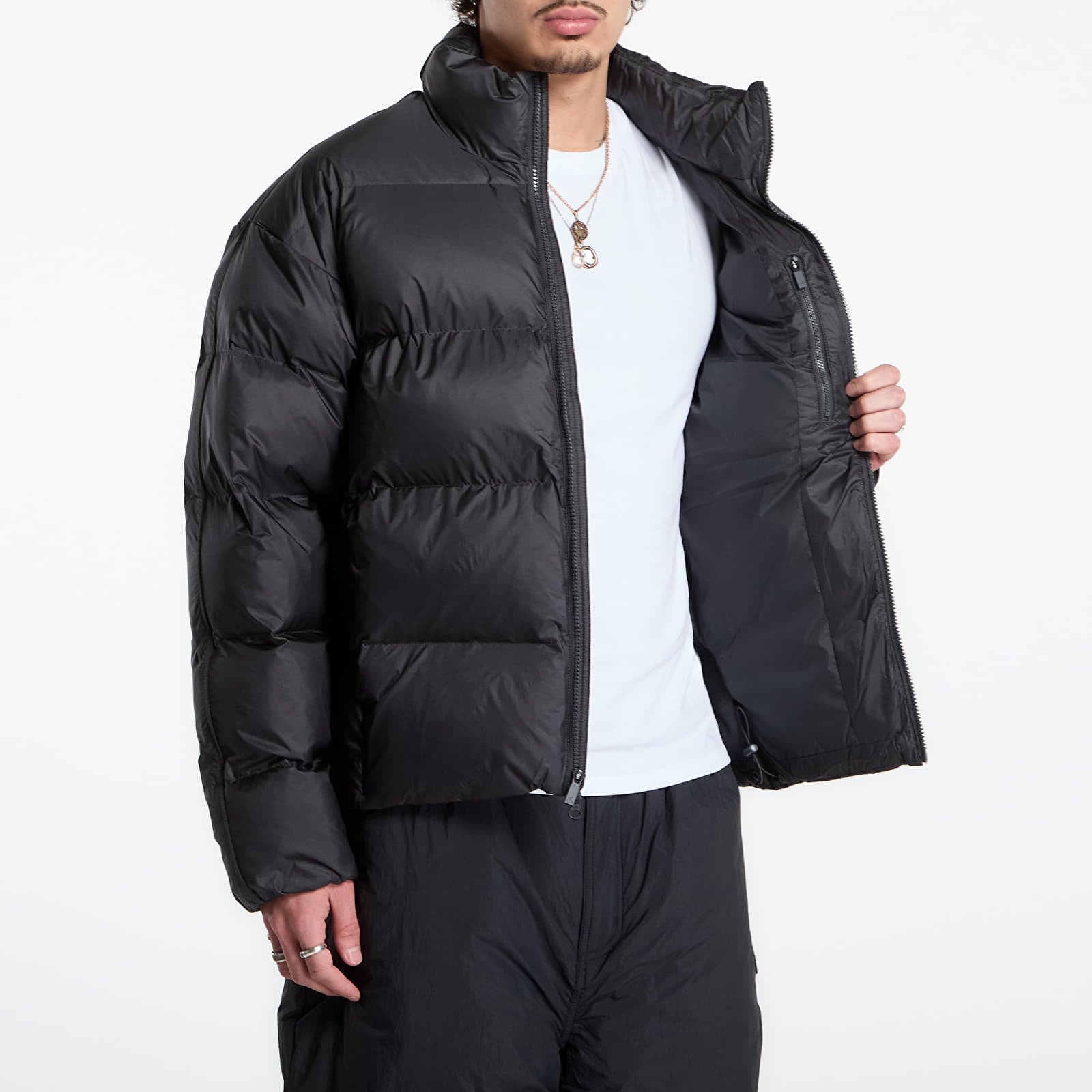 Giacche Jordan Paris Saint-Germain Men's Puffer Jacket Anthracite/ Off Noir