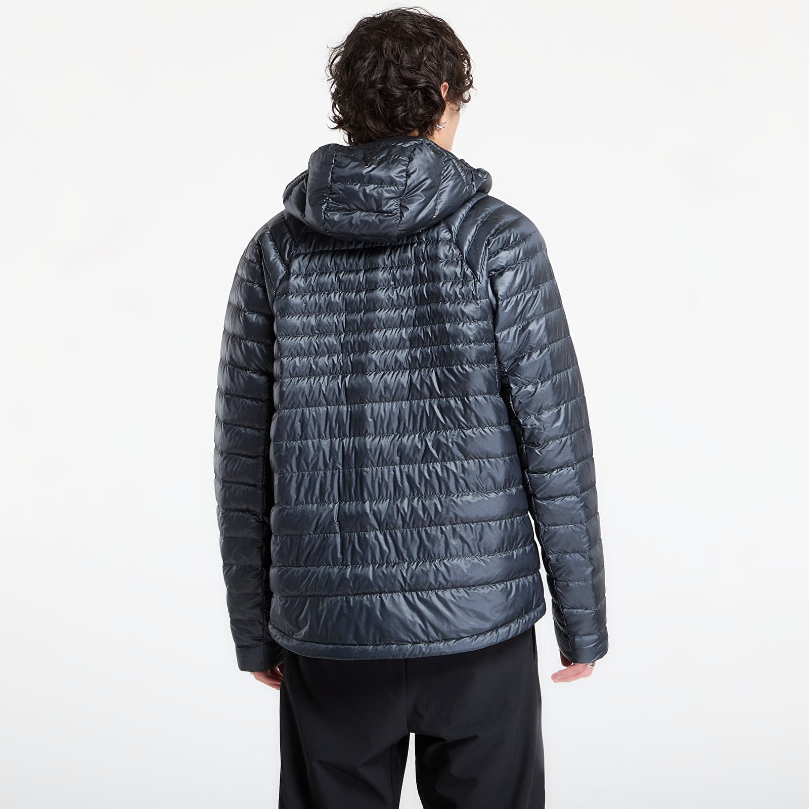 Μπουφάν adidas Terrex Techrock CLIMAWARM+ Down Hooded Jacket Carbon