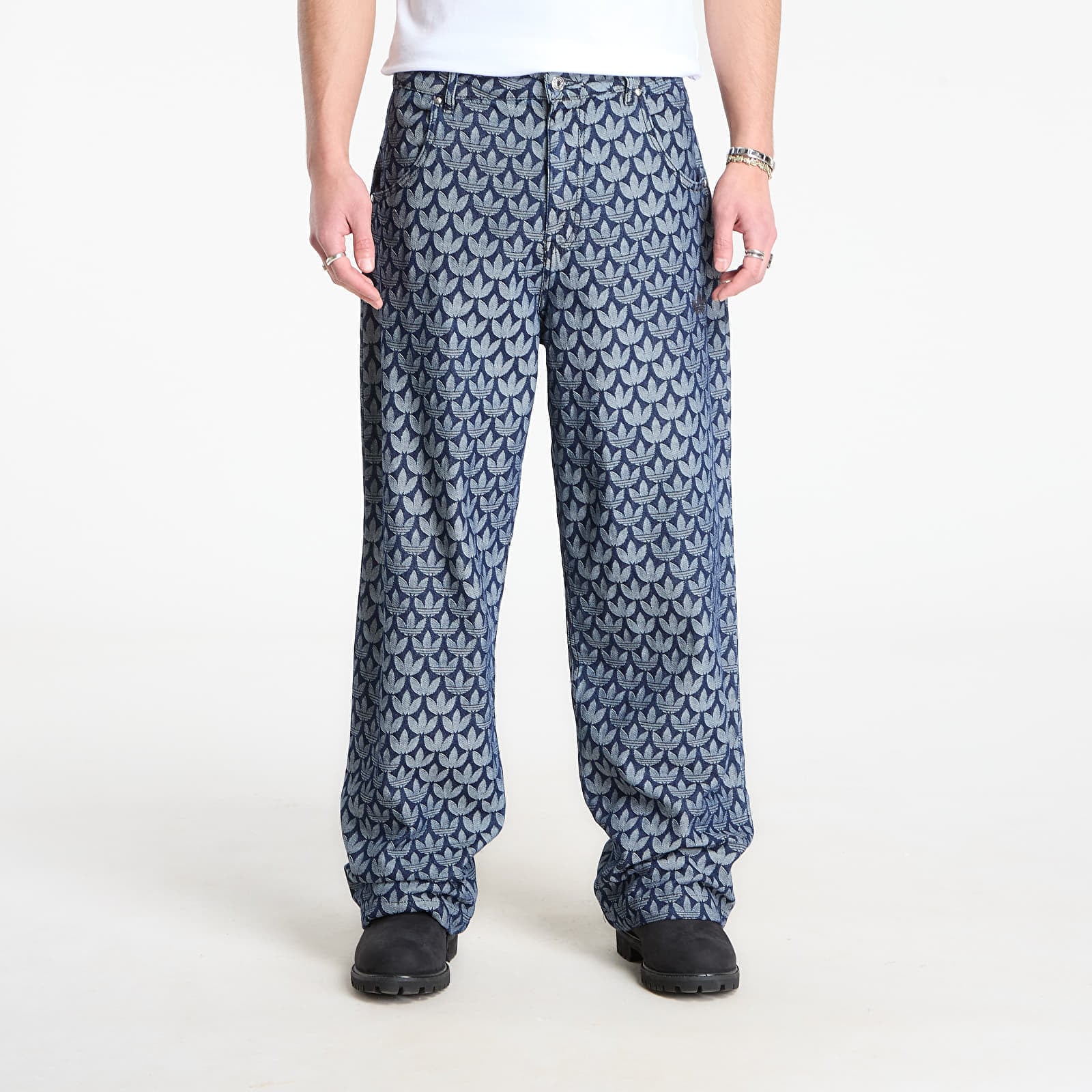 Pantaloni adidas Monogram Pant Indigo Denim 34