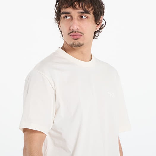 T-Shirt Y-3 Dipped Long Sleeve Long-Sleeve Top Chalk White