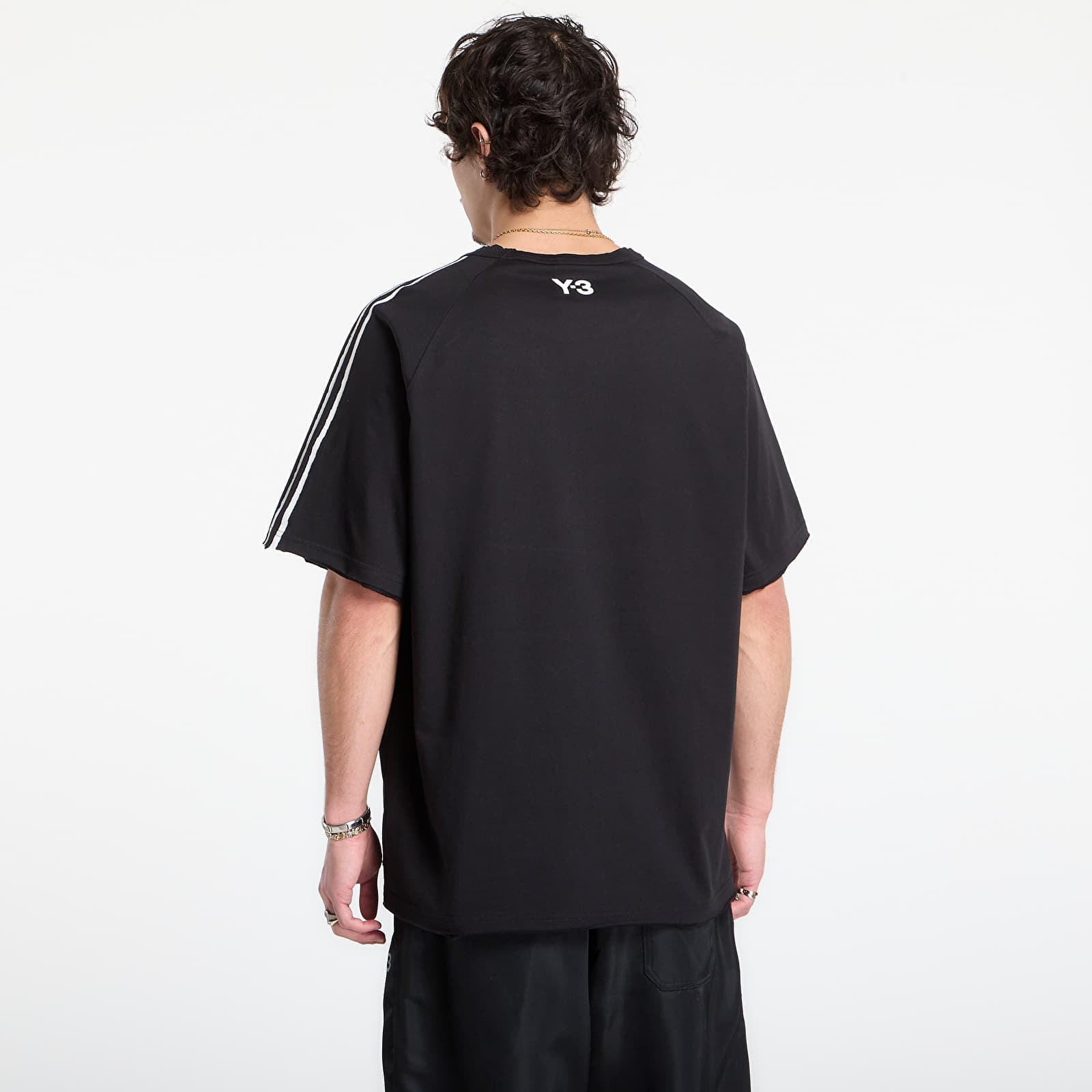 Magliette Y-3 Dip Dye Fitted T-Shirt Black