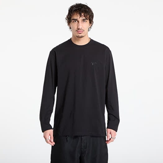 T-Shirt Y-3 Logo Long Sleeve Long-Sleeve Top Black/ Black