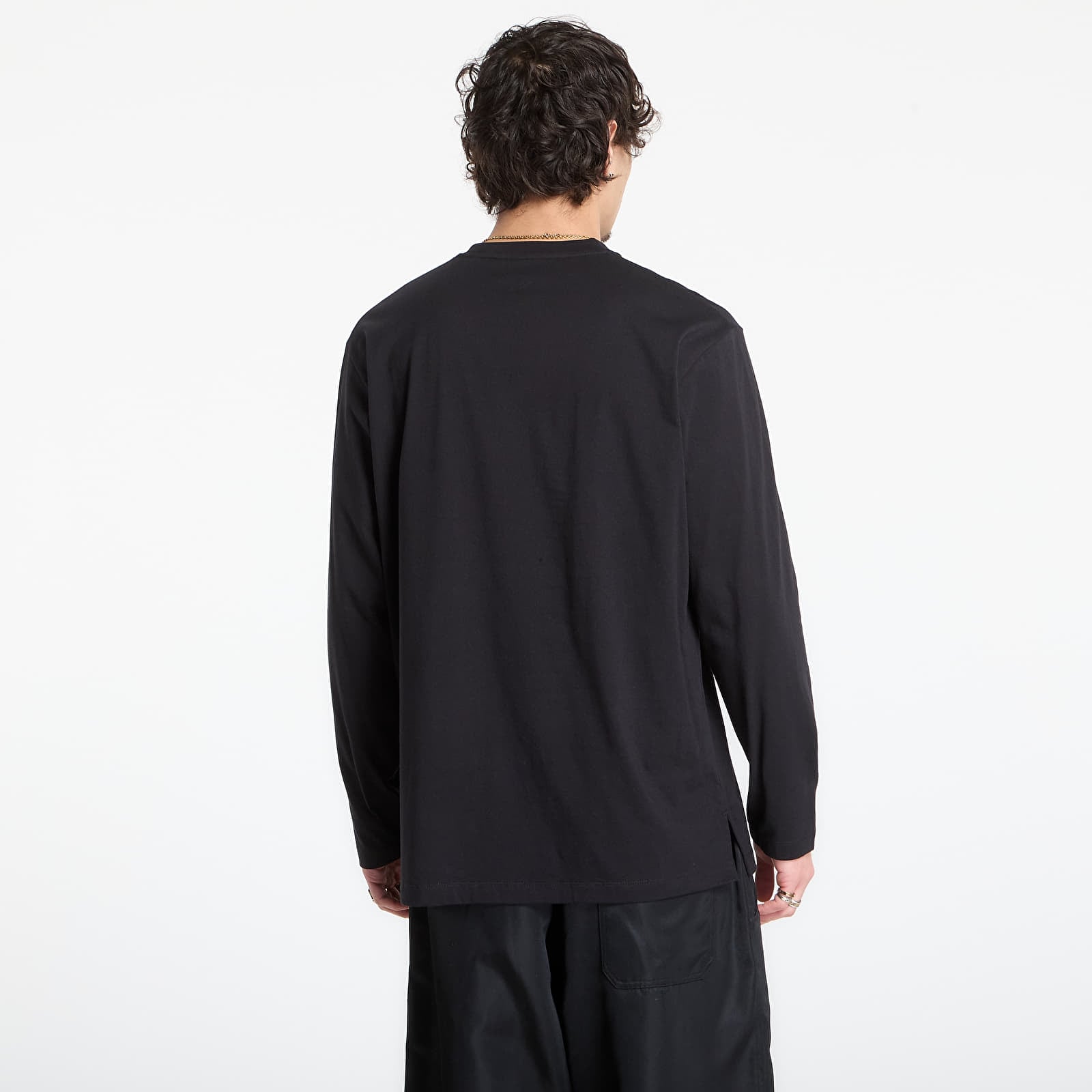 Magliette Y-3 Logo Long Sleeve Long-Sleeve Top Black/ Black