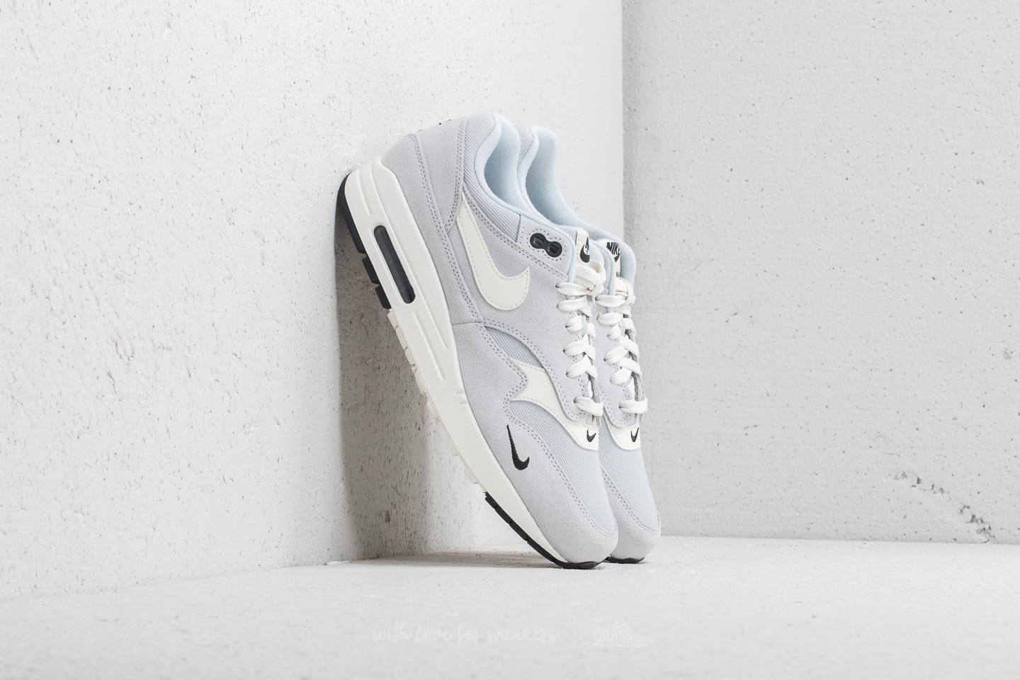 Herresko Nike Air Max 1 Premium Pure Platinum/ Sail-Black-White